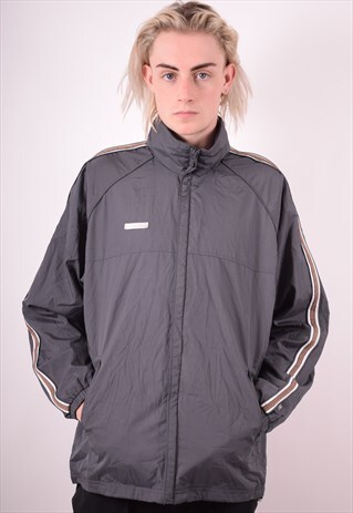 CHAMPION MENS VINTAGE JACKET LARGE GREY 90S