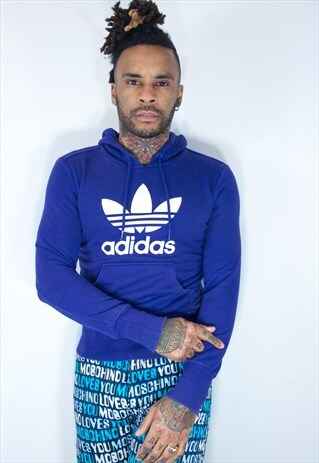 ADIDAS VINTAGE HOODIE PURPLE