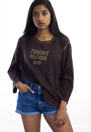 VINTAGE TOMMY HILFIGER T-SHIRT LOGO 90S X 6.8