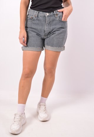 VINTAGE LEVI'S 501 DENIM SHORTS GREY