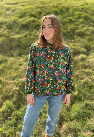 VINTAGE PATTERNED SWEATSHIRT