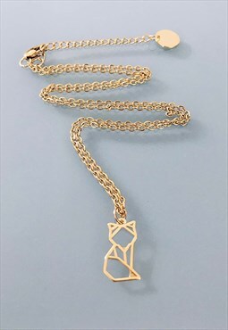 fox necklace gift idea woman
