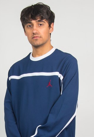 NIKE JORDAN SWEATSHIRT LIGHTWEIGHT TRAINING WARM UP GYM
