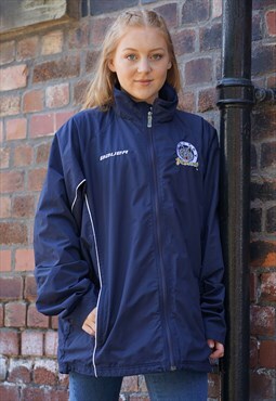 Vintage Navy Whitby Wolves Tracksuit Jacket Womens