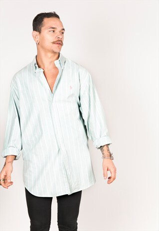 VINTAGE 80S POLO RALPHLAUREN SHIRT/ C500R2