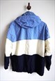 VINTAGE WINDBREAKER JACKET TRACKSUIT BLUE ACTIVEWEAR