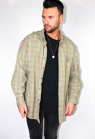 VINTAGE PLAID FLANNEL SHIRT