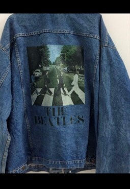 The beatles abbyroad customised vintage 80's 90's denim 