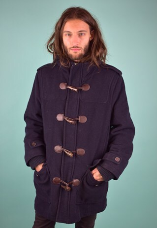 VINTAGE 90'S TOMMY HILFIGER DUFFLE COAT