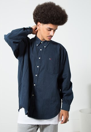 VINTAGE 80S TOMMY HILFIGER SHIRT S4999