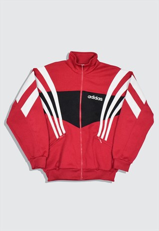 asos red adidas tracksuit