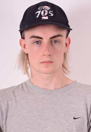 MENS VINTAGE CAP ONE SIZE BLUE 90S
