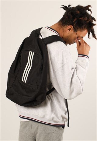 VINTAGE ADIDAS 2 STRIPE BACKPACK