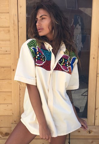 OVERSIZED RETRO 90S 80S VINTAGE UNISEX FESTIVAL SHIRT