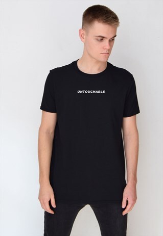 BLACK UNTOUCHABLE T-SHIRT
