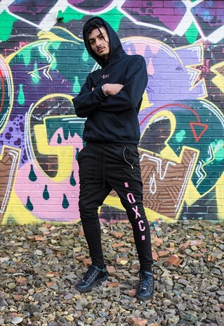 BLACK CHILL TRACKSUIT BOTTOMS