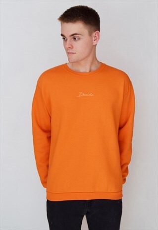 ORANGE DECIDE (WHITE) SWEATSHIRT
