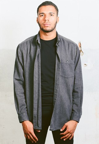 VINTAGE MINIMALIST FLANNEL SHIRT