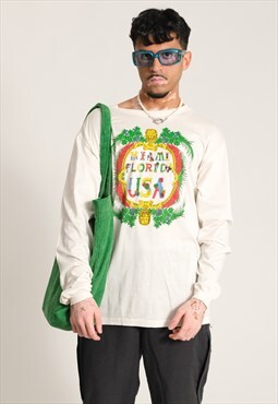 Versace miami 90s l/s top