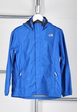 Vintage The North Face Jacket in Blue Windbreaker Coat Small