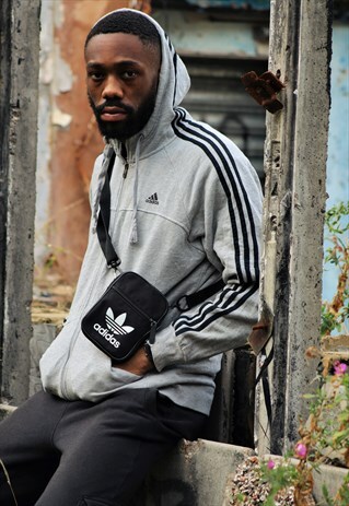 RETRO / ADIDAS / GREY HOODIE