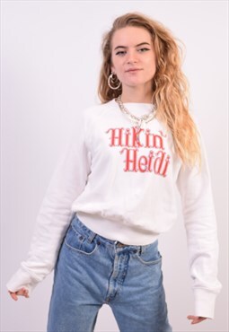 Vintage Dsquared Hik In Heidi Sweatshirt Jumper White