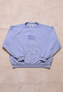 Vintage 90s OG Umbro Big Logo Embroidered Sweater