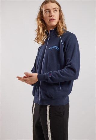 VINTAGE CHAMPION COLUMBIA ZIP-UP SWEATSHIRT