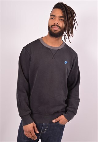 VINTAGE NIKE SWEATSHIRT JUMPER BLACK