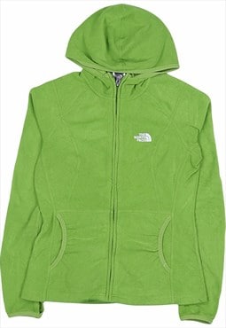 Vintage 90's The North Face Fleece Spellout Zip Up Hooded