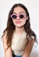 VINTAGE Y2K MINNIE RHINESTONE SUNGLASSES IN PINK / BLACK