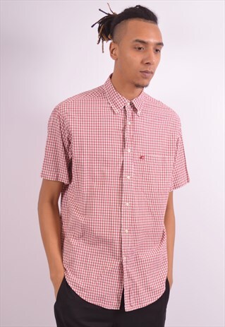 VINTAGE RALPH LAUREN SHIRT CHECK RED
