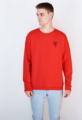 RED WAVES SWEATSHIRT