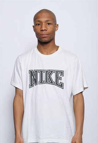 VINTAGE NIKE BIG LOGO T-SHIRT WHITE