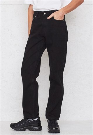 VINTAGE BLACK DENIM JEANS