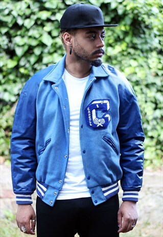 VINTAGE RARE 70S HOWE LETTERMANS NAUGALITE VARSITY JACKET