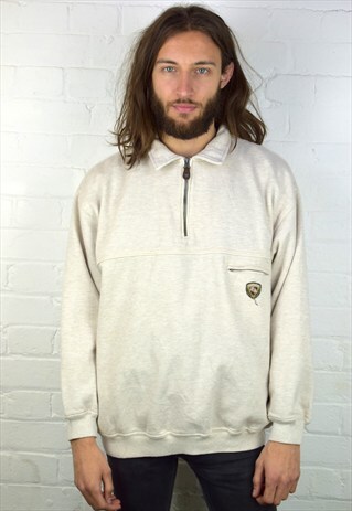 VINTAGE 90'S 1/4 ZIP SWEATSHIRT