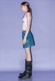 VINTAGE Y2K SUPER SEXY  DENIM MINI SKIRT 