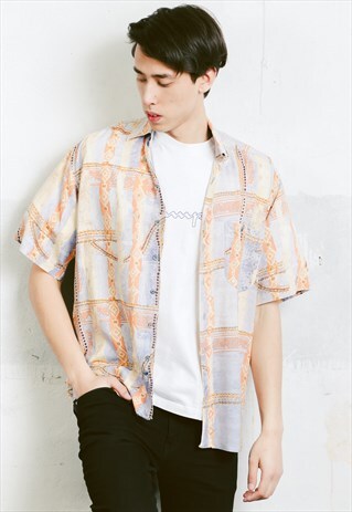 VINTAGE 90S PATTERN SHIRT