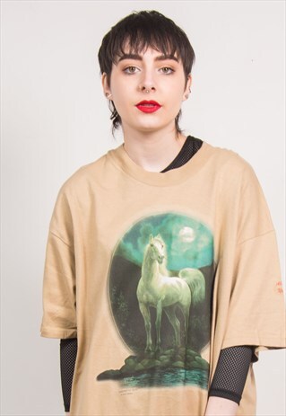 VINTAGE 90'S HORSE T-SHIRT
