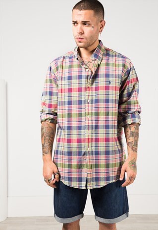 VINTAGE 80S POLO RALPH LAUREN SHIRT/ S4096
