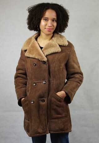 VINTAGE / SUEDE / SHEEPSKIN COAT