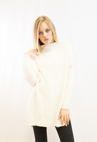 FUNNEL NECK TUNIC JUMPER