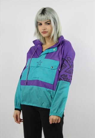 VINTAGE 90S SHELL RAIN JACKET