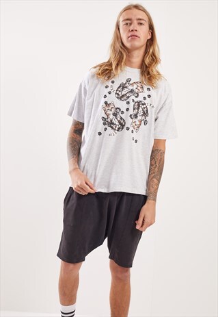VINTAGE KITTEN GRAPHIC T-SHIRT