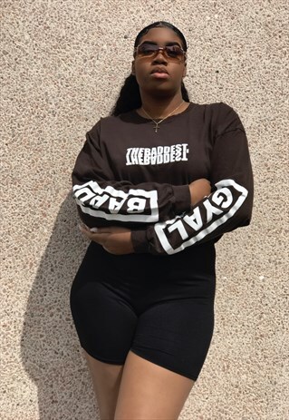 THE BADDEST BAD GYAL LONGSLEEVE T-SHIRT