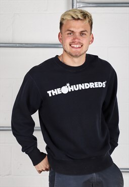Vintage The Hundreds Sweatshirt Black Pullover Jumper Large