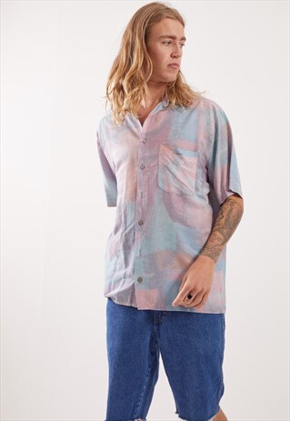 VINTAGE PATTERNED FESTIVAL SHORT SLEEVE SHIRT