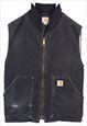 Vintage 90's Carhartt Gilet Vest Sleeveless Heavyweight Zip