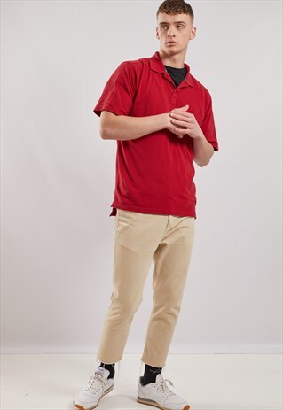 VINTAGE ADIDAS SHORT SLEEVE POLO TOP